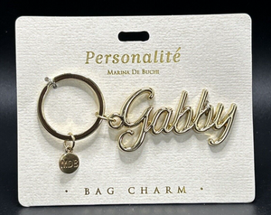 Personalite Marina De Buchi Personalized Bag Charm Gabby