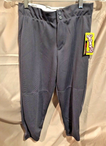 Women’s Intensity Softball Pants Gunmetal with White Writing XSM