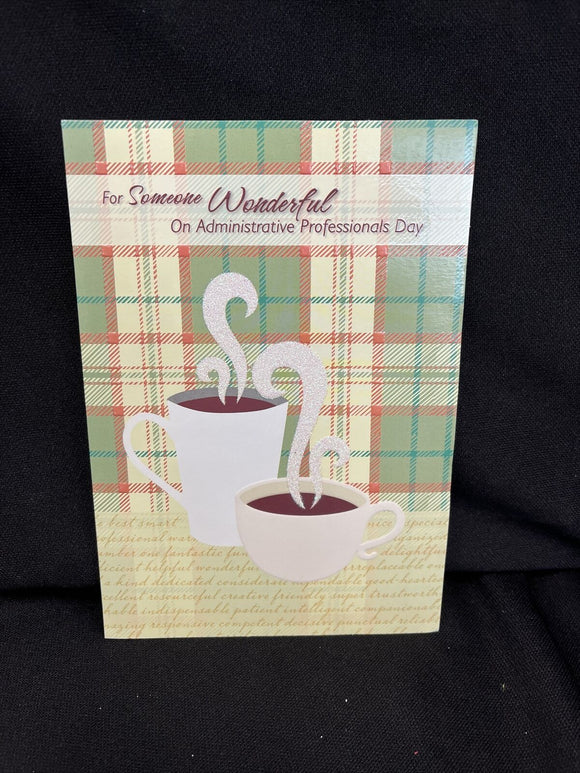 Happy Adminstrative Professional Day Greeting Card w/Envelope