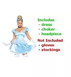 Storybook Cinderella Costume Disney Princess Halloween Fancy Dress Size Small