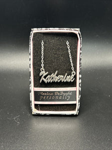 Marina DeBuchi "Katherine" Necklace Silver Plated 15 +3 extender NEW