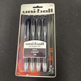 Uniball 207 Retractable Gel Pens Medium Point Black 4 Pack0