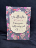 Happy Halloween Granddaughter Greeting Card w/Envelope