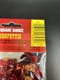 Square Dance Party Confetti Cowboy Boots Stars NEW 1/2 Ounce