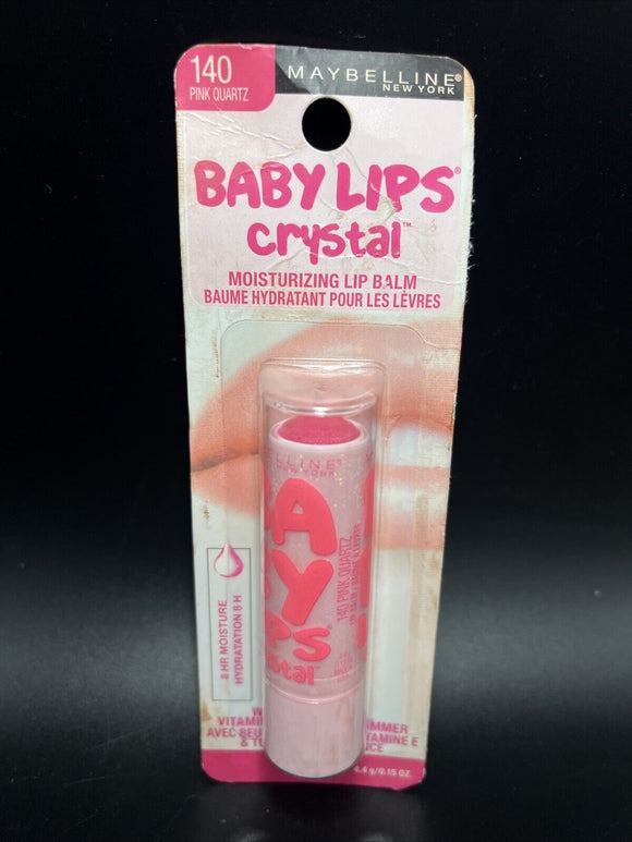 Maybelline Baby Lips Crystal Moisturizing Lip Balm, 140 Pink Quartz