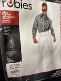 Disco 70s White Costume Pants For Men White 40”3