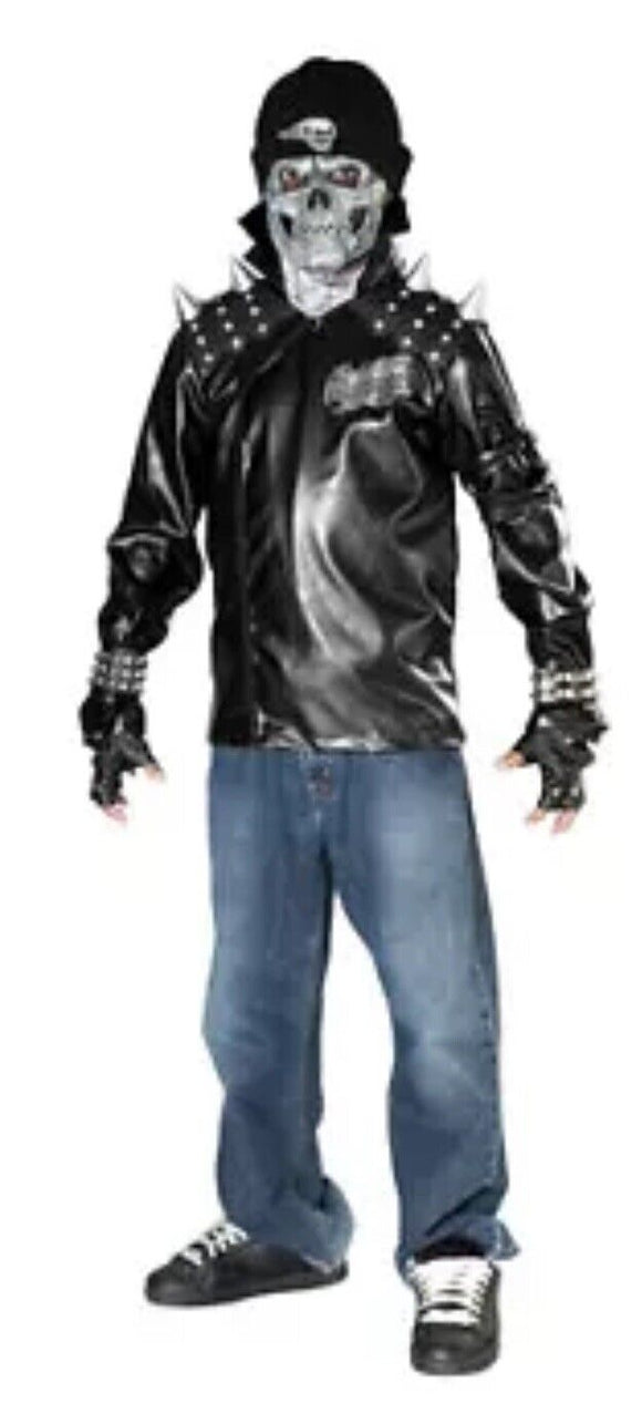 Dead City Choppers Metal Skull Kids Medium 8-10
