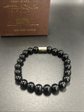 Tony Stark Jam HomE Made Brass Black Breaded Bracelet1
