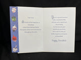 Happy Hanukkah Grandson and Wife Greeting Card w/Envelope