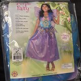 Light-Up Purple Fairy Dress Costume for Girls Small 4-62