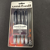 Uniball 207 Retractable Gel Pens Medium Point Black 4 Pack2