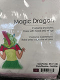 Magic Dragon Child Costume Size M (7-9) NEW Halloween Enchanted Costume Fun