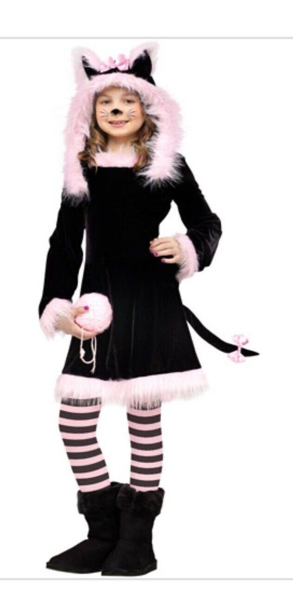 Sweet Kitty Child Halloween Costume Medium 8-10