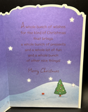 Merry Chrsitmas Grandkids Greeting Card w/Envelope