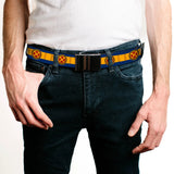 Black Buckle Web Belt - X-Men Cyclops Utility Strap- WXM040