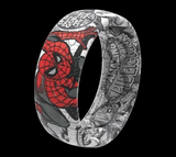 Marvel Groove Life "SpiderMan Black & White Comic" Silicone Ring Size 11 In Box2