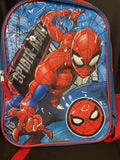 Spider-Man 15" School Backpack Web-Slinger Marvel Comics Bag Boys Blue