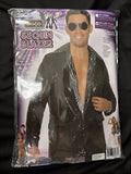 Disco Sequin Blazer BLK 70s dance fever fancy dress up entertainer XL adult man2