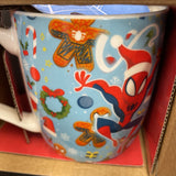 Marvel Spiderman Deck The Walls Christmas Ceramic Mug