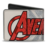 Avengers Superhero Text Logo Bifold Wallet