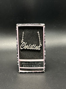 Marina DeBuchi "Christina" Necklace Silver Plated 15 +3 extender NEW