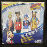 Mickey Mouse Party Wearables Kit 8 Character Headpieces & 8 Wearables