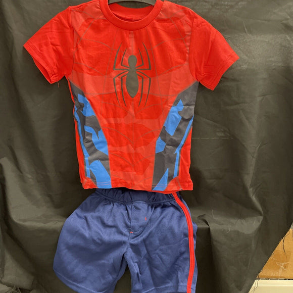 Marvel Spiderman Toddler Tshirt & Shorts Pajamas 4T