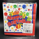 Happy Birthday Beverage Napkins 16 pcs