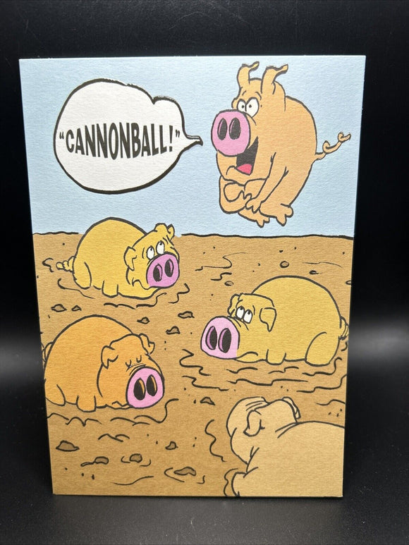 Humor Birthday Greeting Card w/Envelope