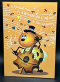 Happy Thanksgiving Godson Greeting Card w/Envelope
