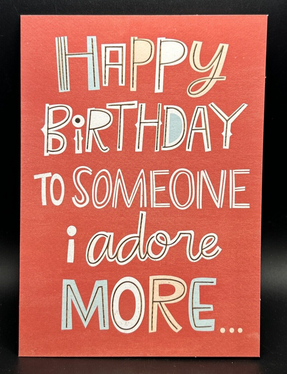 Happy Birthday Greeting Card w/Envelope