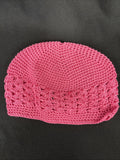 Baby Bubblegum Pink Crochet Beanie Big Dreamz1