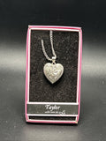 Heart Picture Locket With Love Necklace 16-18" Chain Taylor