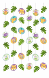 FISHER PRICE Hello Baby STRING DECORATIONS (6)~ Shower Party Supplies Cutouts