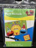 Sesame Street  Birthday Thank You Notes W/ Envelopes (20ct)