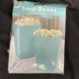 Teal Large Popcorn Box  - Pack of 10