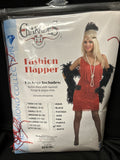 Women's Plus Size Red Flapper Dress Charades 3X (26-30)1