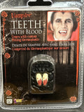 Forum Novelties - Vampire Fangs with Blood - Custom Fitting Thermoplastic - 14+