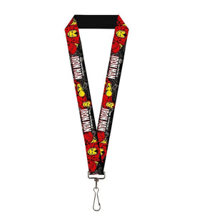 MARVEL COMICS Lanyard - 1.0" - THE INVINCIBLE IRON MAN- WIM022