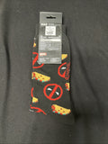 Marvel Deadpool Taco Crew Socks Fits Shoe Size 7-112