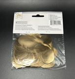 Rose Gold Metallic Circle Confetti .8oz 1" Diameter