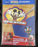 Disney Mickey Mouse Clubhouse Birthday Party Invitations & Envelopes 8ct.