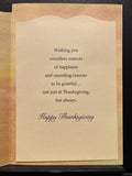 Thanksgiving Wish Grandson Greeting Card w/Envelope