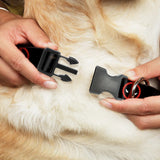 Plastic Clip Collar - Deadpool Logo- WDP007