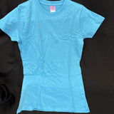 LAT Junior Tshirt Size Medium Turquoise 35160