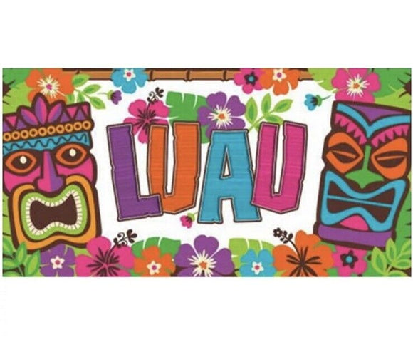 Luau Banner Backdrop Party Decorations