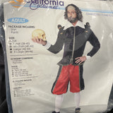 Mens William Shakespeare Costume Sz Large Renaissance King Henry Medieval Prince