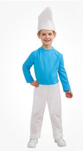 SMURF CHILD HALLOWEEN COSTUME BOY'S SIZE SMALL 4-6