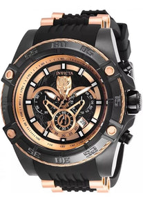 Invicta Marvel Black Panther Mens 52mm Limited Rose Gold Chronograph Watch 26804