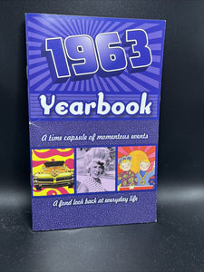 1963 Yearbook, A Time Capsule Of Momentous Events w/Envelope